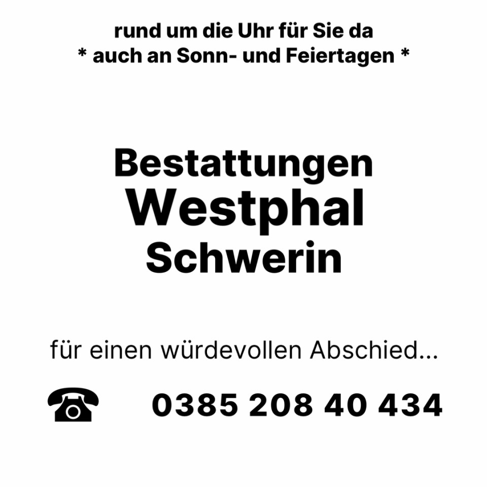 Beerdigungen Schwerin Waldfriedhof